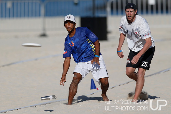 Day 6 of the 2015 World Championships of Beach Ultimate