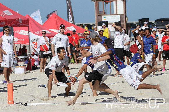 Day 6 of the 2015 World Championships of Beach Ultimate