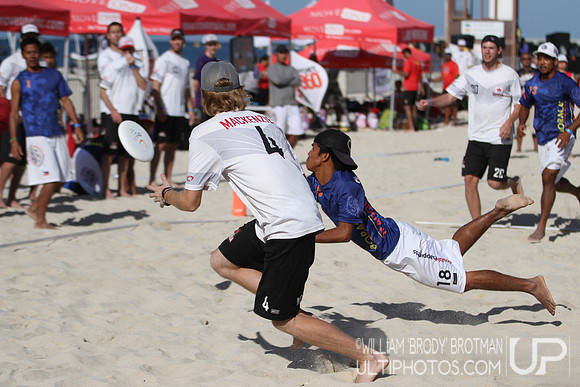Day 6 of the 2015 World Championships of Beach Ultimate