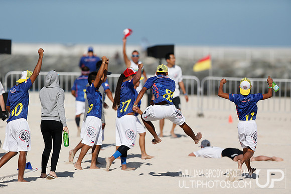 Day 6 of the 2015 World Championships of Beach Ultimate