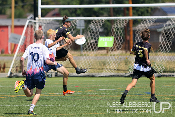 Pool play at USAU Youth Club Championships