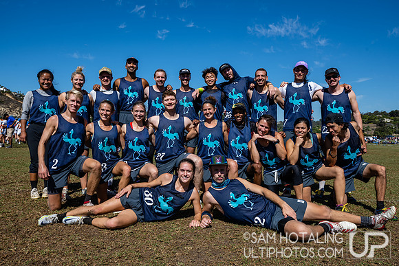 Dirty Bird Team Photo - USA Ultimate Club Champs 2022