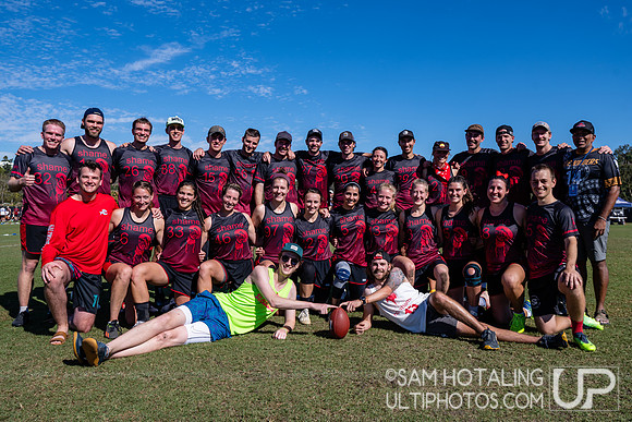 shame. team picture at USA Ultimate National Championships