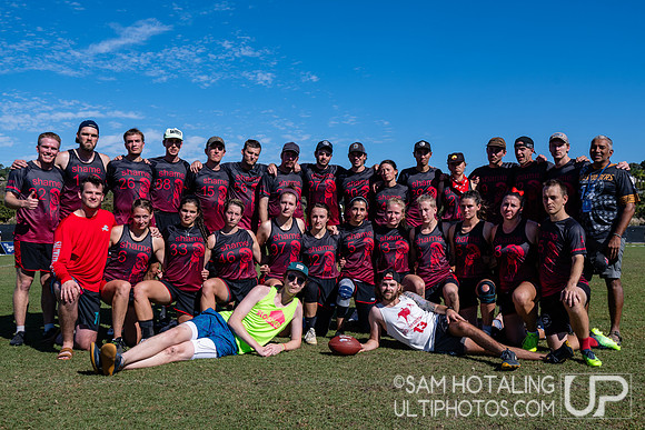 shame. team picture at USA Ultimate National Championships