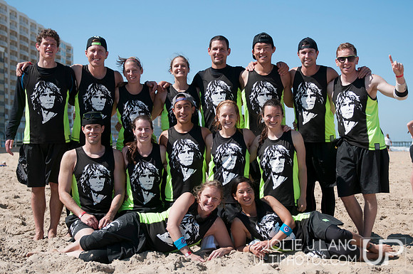Point Break Team Photo - Mixed - USA Ultimate Beach Championships 2015