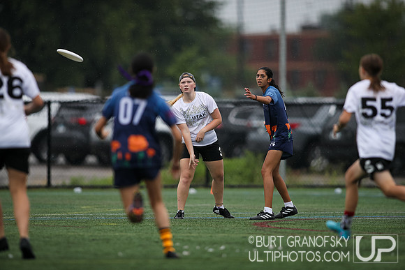 USA Ultimate YCC 2022 -- U17 Girls Sat Action