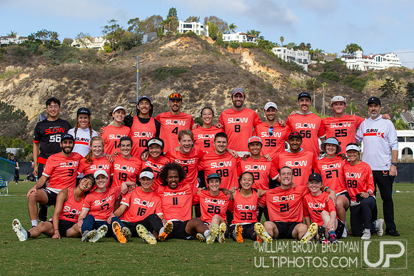 Slow team photo, Day 1 of the 2025 USA Ultimate Club Nationals