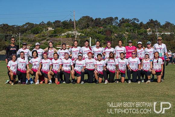 Parcha team photo, Day 1 of the 2025 USA Ultimate Club Nationals