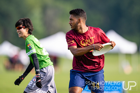 GRUT vs RATELS in pool play at World Ultimate Club Championships