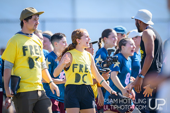 Brute Squad vs Scandal in semifinals at USAU Club Championships, Surf Cup Sports Park