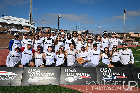 Mixed Team Spirit Award Winner Conspiracy Team Photo - Club Champs 2025