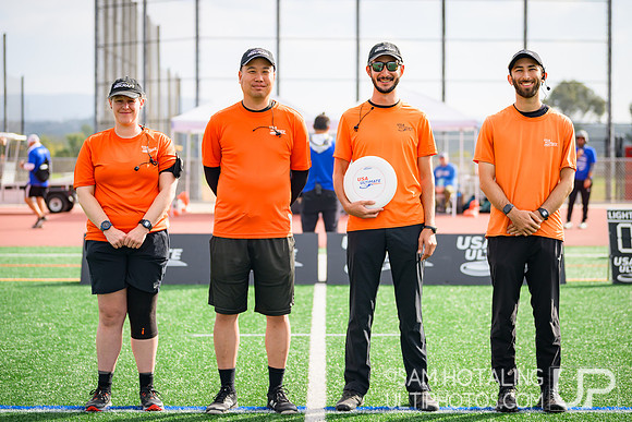 Brute Squad vs Fury in finals at USAU Club Championships, Canyon Crest High School