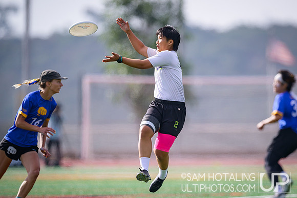 Brute Squad vs Fury in finals at USAU Club Championships, Canyon Crest High School