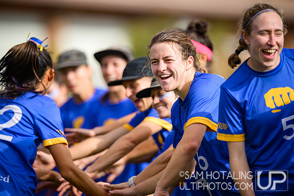 Brute Squad vs Fury in finals at USAU Club Championships, Canyon Crest High School