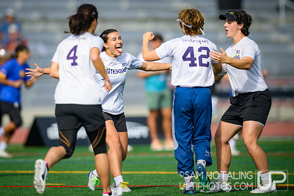 Brute Squad vs Fury in finals at USAU Club Championships, Canyon Crest High School