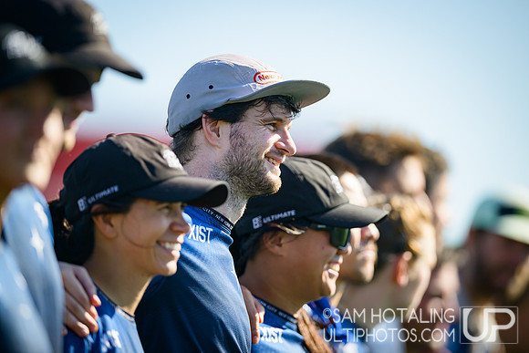 Hybrid vs XIST in finals at USAU Club Championships, Canyon Crest High School