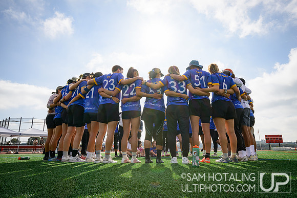 Brute Squad vs Fury in finals at USAU Club Championships, Canyon Crest High School