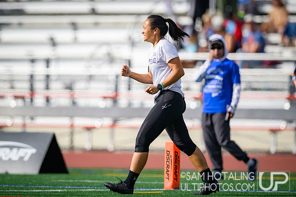 Brute Squad vs Fury in finals at USAU Club Championships, Canyon Crest High School