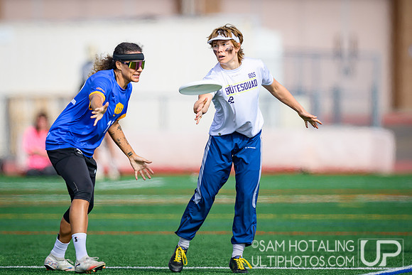 Brute Squad vs Fury in finals at USAU Club Championships, Canyon Crest High School