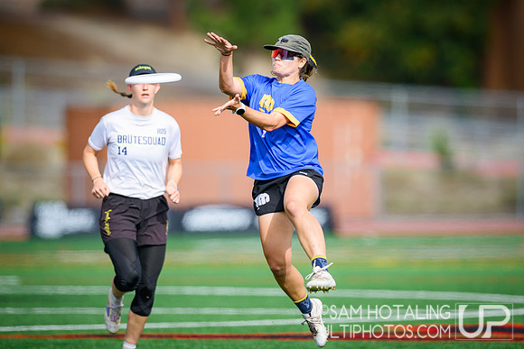 Brute Squad vs Fury in finals at USAU Club Championships, Canyon Crest High School