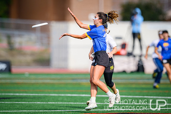 Brute Squad vs Fury in finals at USAU Club Championships, Canyon Crest High School