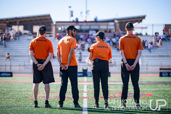 Hybrid vs XIST in finals at USAU Club Championships, Canyon Crest High School