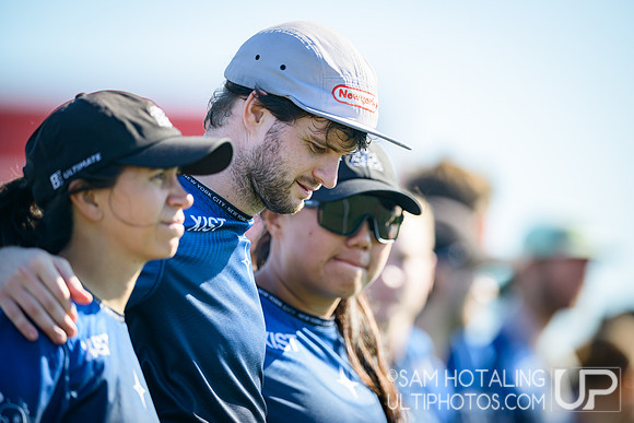 Hybrid vs XIST in finals at USAU Club Championships, Canyon Crest High School