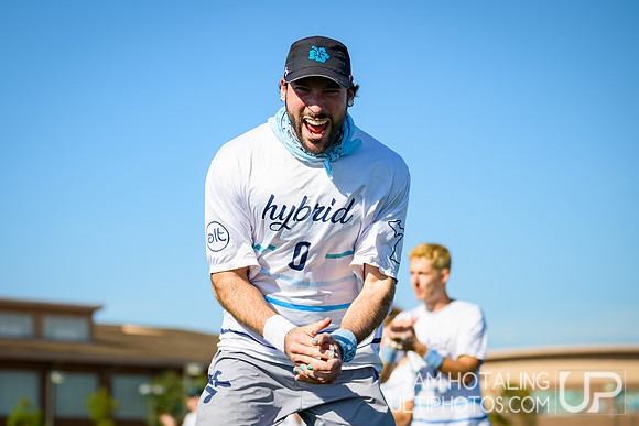 Hybrid vs XIST in finals at USAU Club Championships, Canyon Crest High School