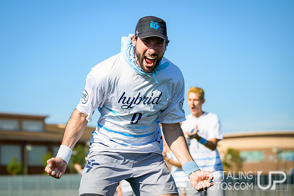 Hybrid vs XIST in finals at USAU Club Championships, Canyon Crest High School
