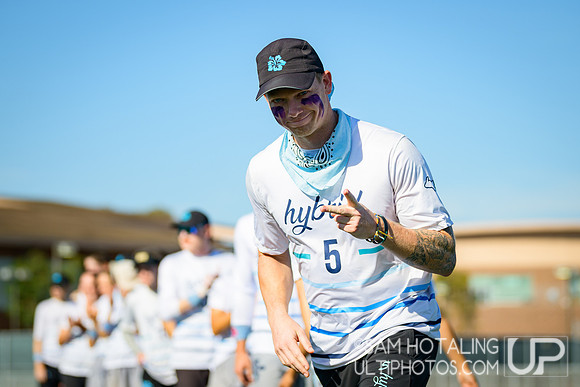 Hybrid vs XIST in finals at USAU Club Championships, Canyon Crest High School