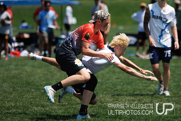 Monday action at the USA Ultimate Youth Club Championships. U-20