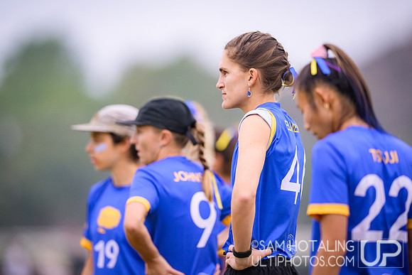 Fury vs Molly Brown in semifinals at USAU Club Championships, Surf Cup Sports Park