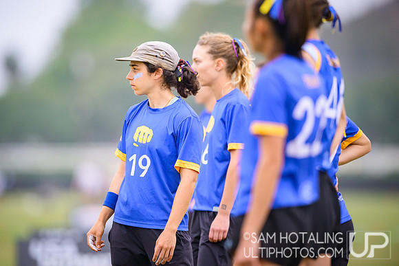 Fury vs Molly Brown in semifinals at USAU Club Championships, Surf Cup Sports Park