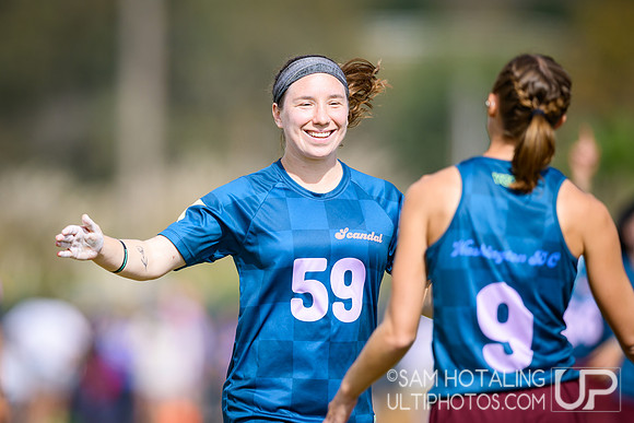 Brute Squad vs Scandal in semifinals at USAU Club Championships, Surf Cup Sports Park