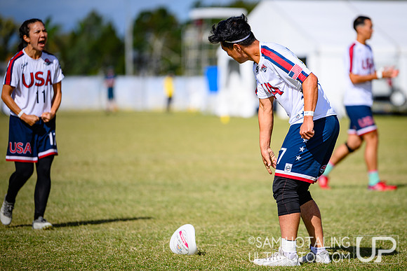 Mixed power-pools during World Ultimate Championships at Runaway Bay Sports Precinct