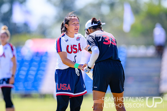 Women’s pool play during World Ultimate Championships at Runaway Bay Sports Precinct