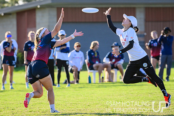 Women’s pool play during World Ultimate Championships at Runaway Bay Sports Precinct