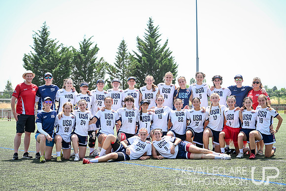 USA Women's U24 Team Photo - WU24 Monday