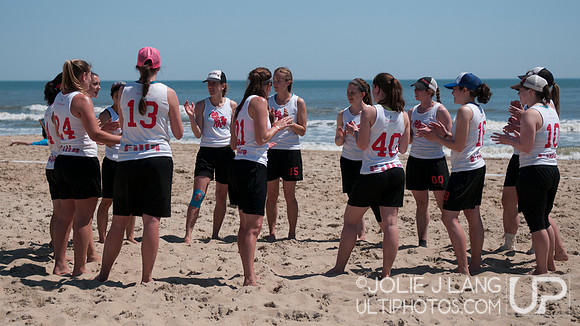 Women's Semis - USAU Beach Nationals 2015