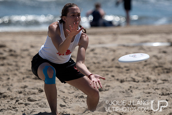 Women's Semis - USAU Beach Nationals 2015