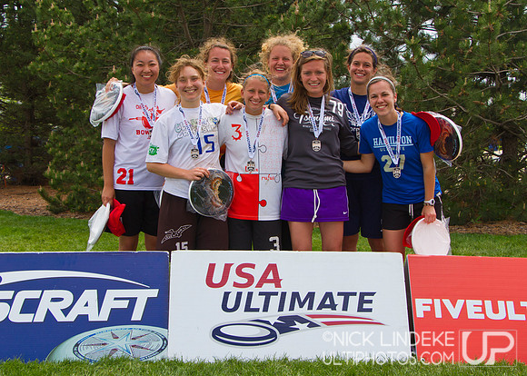 Women's Individual Spirit Winners - D-III College Championships
