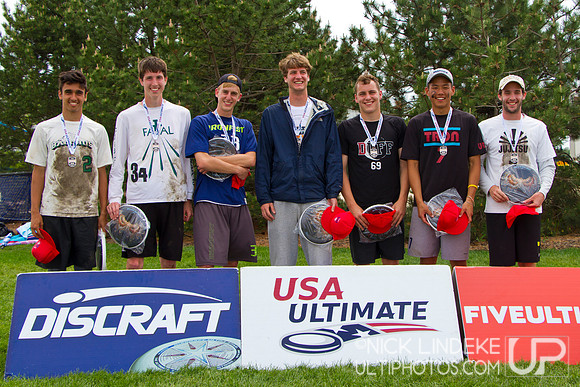 Men's Individual Spirit Winners - D-III College Championships