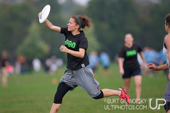 Saturday Action, Women's Division, USAU 2012 Northeast Regionals