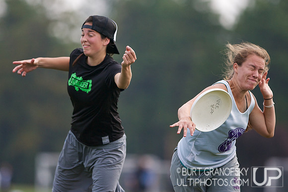 Saturday Action, Women's Division, USAU 2012 Northeast Regionals