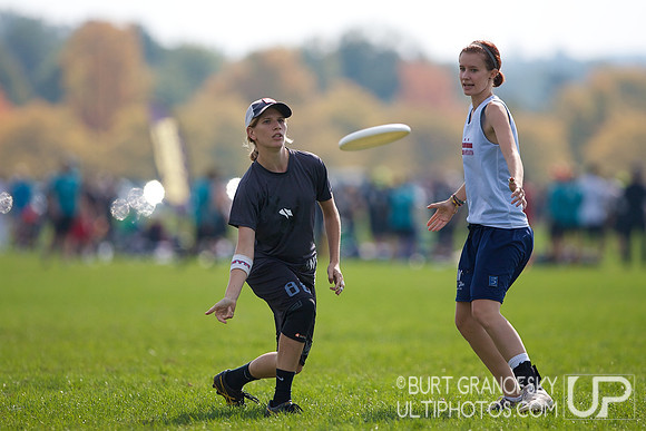 Saturday Action, Women's Division, USAU 2012 Northeast Regionals