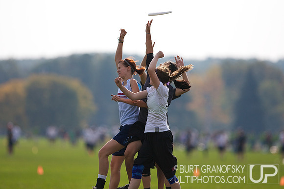 Saturday Action, Women's Division, USAU 2012 Northeast Regionals