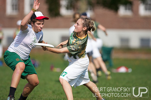 Saturday Action, Women's Division, USAU 2012 Northeast Regionals