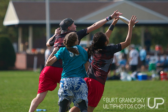 Saturday Action, Mixed Division, USAU 2012 Northeast Regionals
