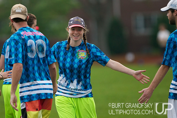 Saturday Action, Mixed Division, USAU 2012 Northeast Regionals