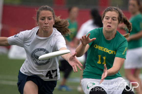 Oregon Fugue vs UBC Thunderbirds Women's Semi - USAU DI College